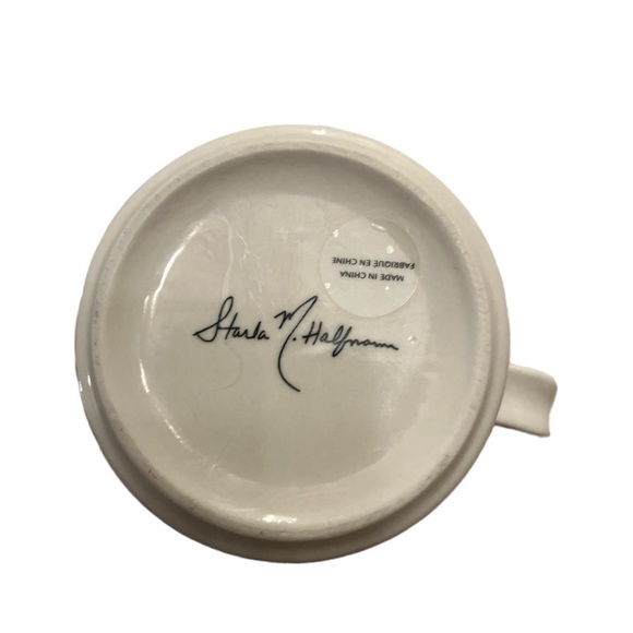 Anthropologie Petal Palette ‘B’ Monogrammed Starla Michelle Halfman Mug 14oz - Picture 4 of 4